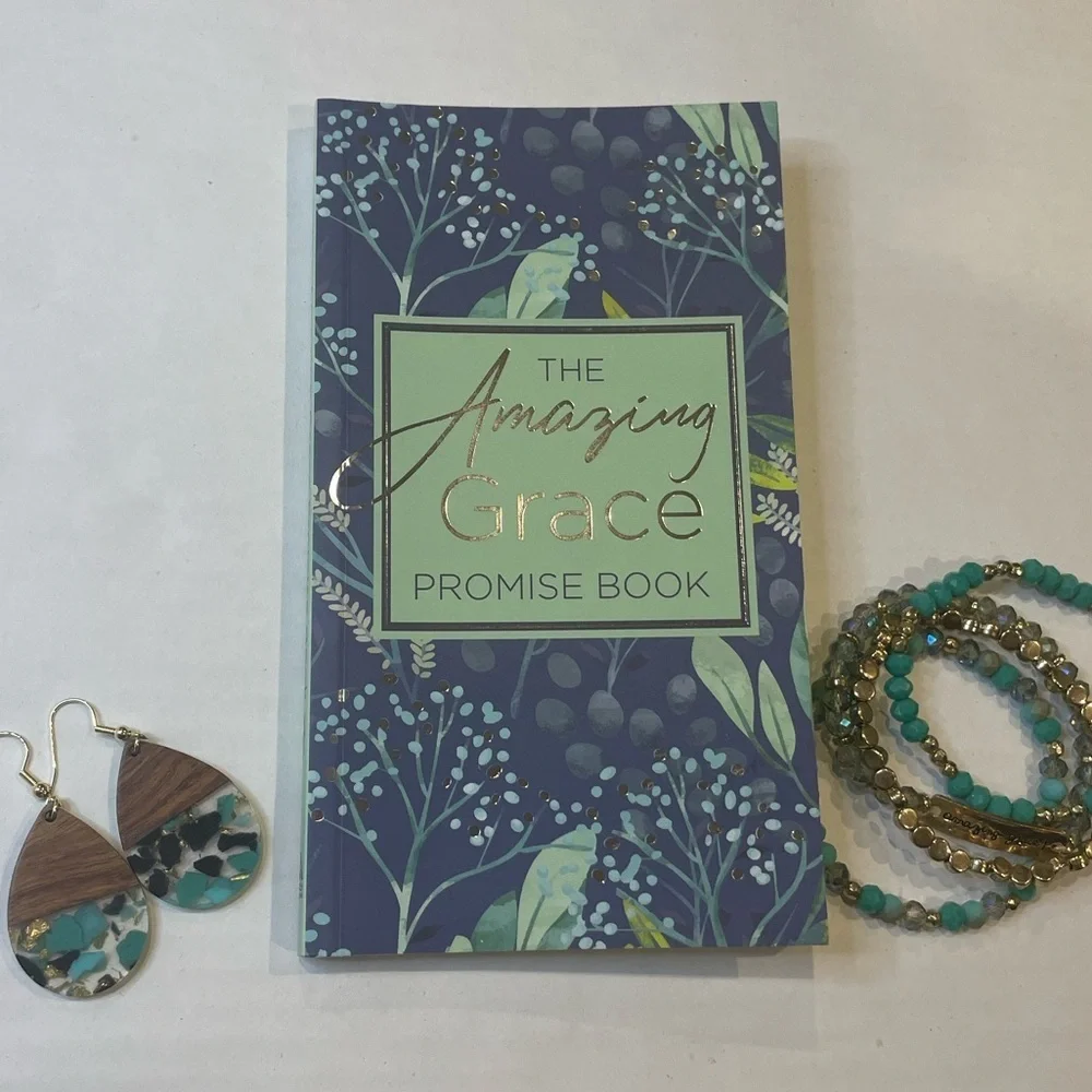 Amazing Grace Faith Based Promise Book with Jewelry Bundle Inspirational Gift